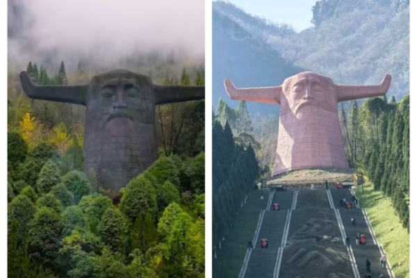 Hubei Shennongjia Landmark Turns Pink, Sparking Online Ridicule