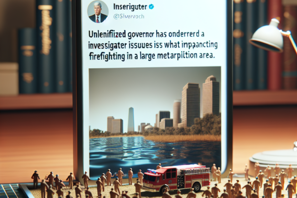 Los Angeles Firefighting Water Shortage: California Governor Orders Independent Investigation