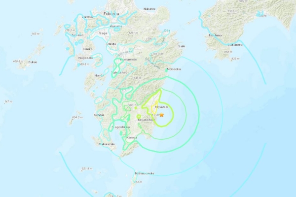 6.9 Magnitude Earthquake Strikes Kyushu Waters in Japan, Triggering Tsunami Warning