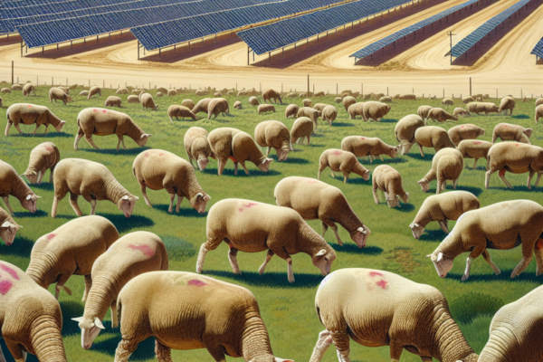 Solar Farm in the US Provides Jobs for Thousands of Hungry Sheep