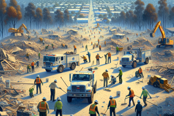 Federal agencies start cleaning up fire debris on private properties