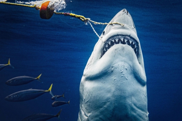 Photo Series: Photographer Captures Moments showcasing the personality of a Great White Shark