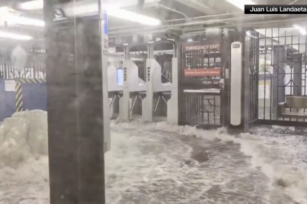 Downpour Paralyzes Subway: MTA says New York City sewer system needs expansion