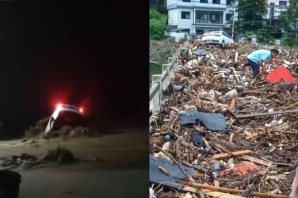 Deadly Flash Flood Hits Henan at Night, Washing Away Workers’ Shanties; At Least 5 Dead, 3 Missing.