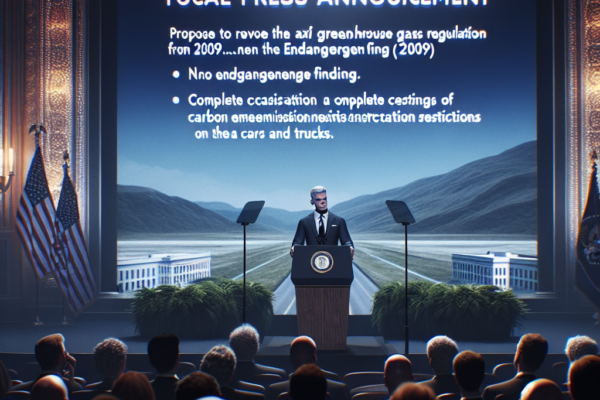 US government plans to abolish carbon hazard assessment and relax vehicle emission control