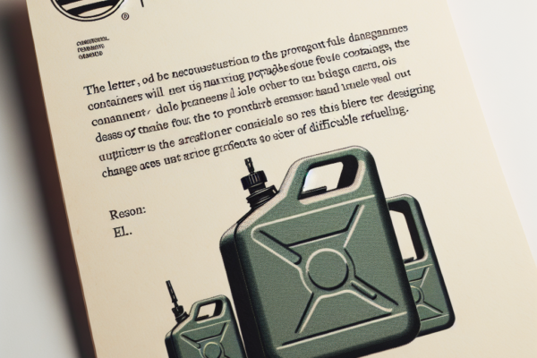 Gasoline Drum Environmentally Friendly Design Frustrates, Trump Administration Urges Improvement