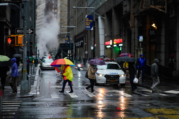 Thunderstorms expected Thursday to Friday afternoon, New York City issues flood monitoring alert.