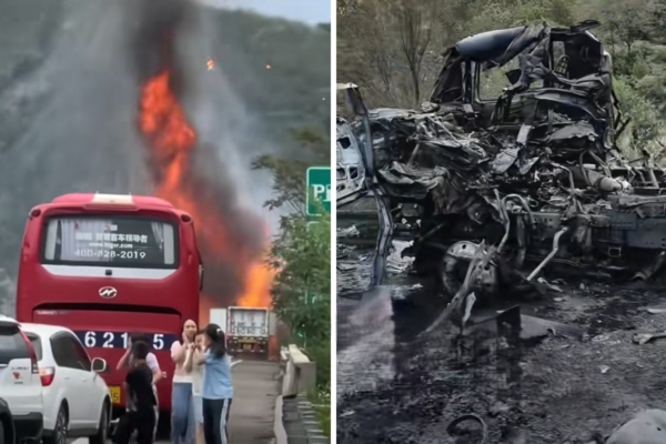 Shanxi Tanker Explosion Leaves Only Metal Frame, Eyewitness Says “Legs Went Soft”
