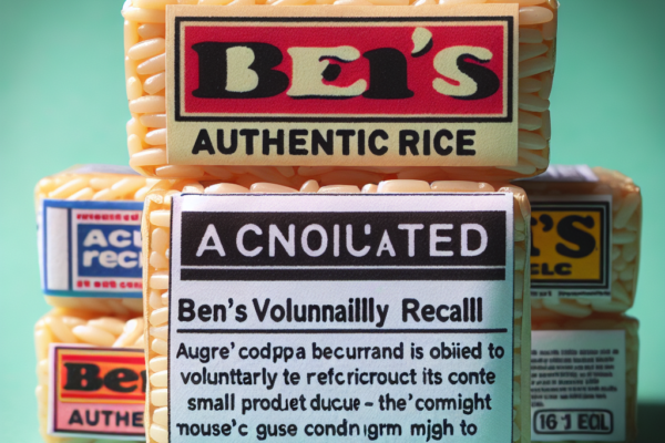 Motoji’s Original Rice Products Recalled Due to Contamination with Rocks