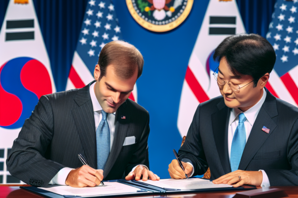 US and South Korea sign technology agreement to strengthen AI leadership.