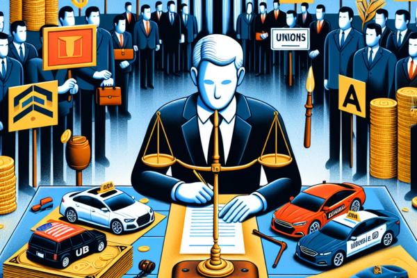 News heading: Newsom signs AB1340, allowing 800,000 gig workers to form unions