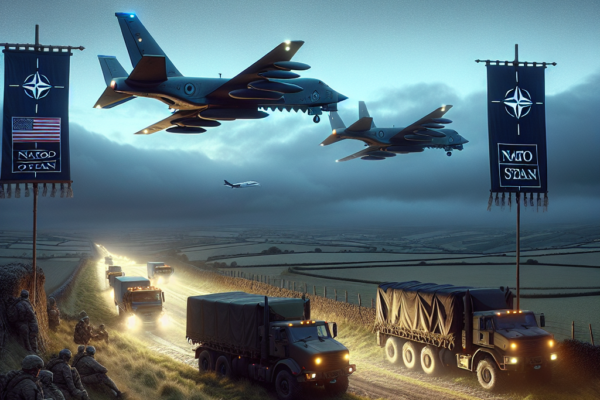 US, UK, and NATO Fighter Jets Conduct Joint Patrol Along Russian Border for 12 Hours